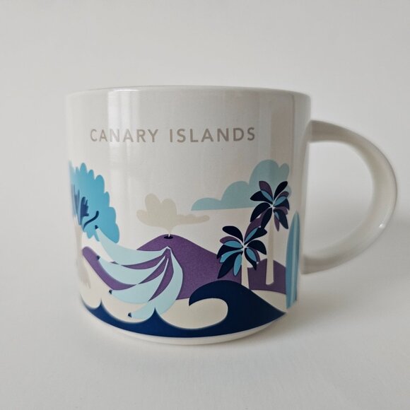 NIB STARBUCKS You Are Here Canary Islands Coffee Mug Cup 14floz/414ml - Picture 2 of 7